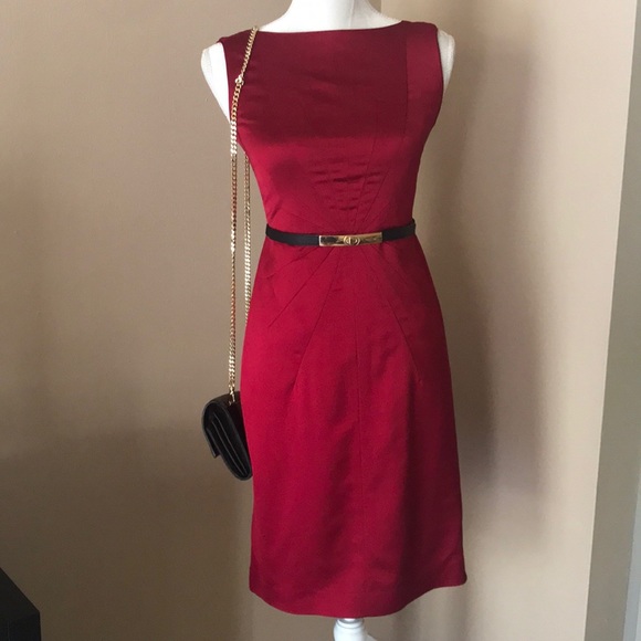 Banana Republic Dresses & Skirts - Banana Republic Glossy Red Dress ~ SIZE 0P